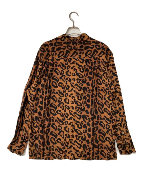 WACKO MARIA（ワコマリア）WACKO MARIA (ワコマリア) レオパードシャツ ブラウン×ブラック サイズ:Sの古着・服飾アイテム