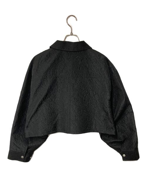Ameri（アメリ）Ameri (アメリ) EMBOSS SHORT ARMY LIKE JACKET ブラック サイズ:SIZE Freeの古着・服飾アイテム