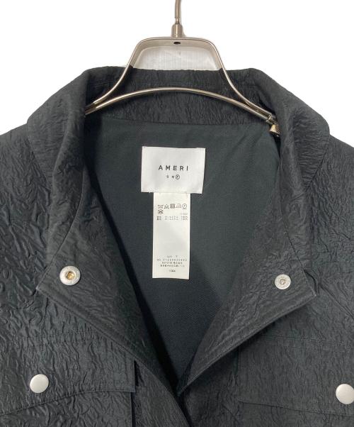 Ameri（アメリ）Ameri (アメリ) EMBOSS SHORT ARMY LIKE JACKET ブラック サイズ:SIZE Freeの古着・服飾アイテム