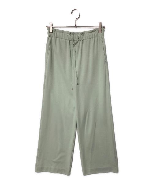 BALLSEY（ボールジィ）BALLSEY (ボールジィ) ジャージーステッチ イージーストレートパンツ グリーン サイズ:36の古着・服飾アイテム