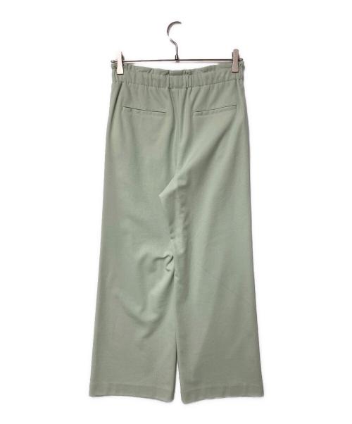 BALLSEY（ボールジィ）BALLSEY (ボールジィ) ジャージーステッチ イージーストレートパンツ グリーン サイズ:36の古着・服飾アイテム