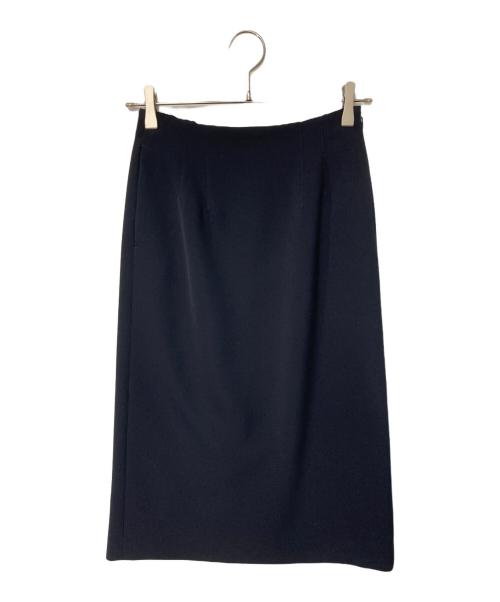 BALLSEY（ボールジィ）BALLSEY (ボールジィ) ドライダブルクロス Iラインスカート ネイビー サイズ:32の古着・服飾アイテム