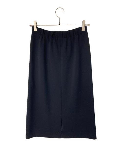 BALLSEY（ボールジィ）BALLSEY (ボールジィ) ドライダブルクロス Iラインスカート ネイビー サイズ:32の古着・服飾アイテム