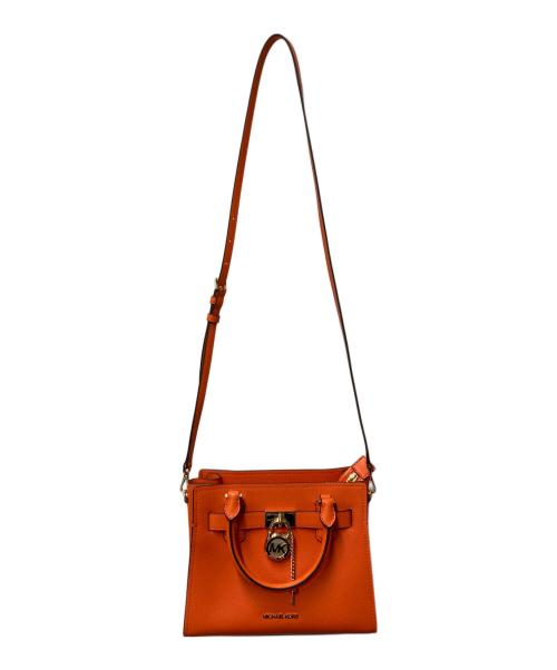 MICHAEL KORS（マイケルコース）MICHAEL KORS (マイケル・コース) 2WAYショルダーバッグ オレンジの古着・服飾アイテム