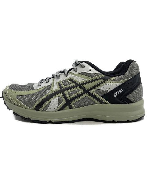 asics（アシックス）asics (アシックス) Jog 100 S Lightweight Low Sheet Rock グレー×グリーン サイズ:CM26.5/EUR42/US81/2/UK71/2/BR39.5/CN265の古着・服飾アイテム