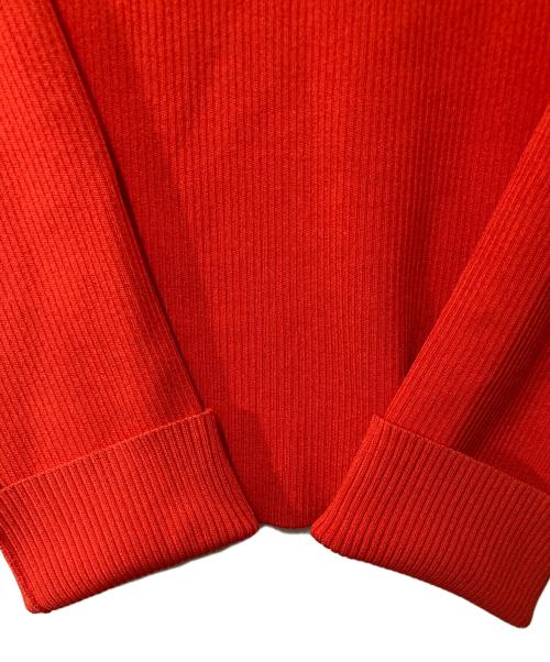 Diagram（ダイアグラム）Diagram (ダイアグラム) オフショルリブニットトップ レッド サイズ:36の古着・服飾アイテム