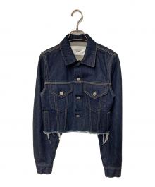 JOHN MASON SMITH（ジョンメイソンスミス）の古着「12.75oz DENIM CUT OFF TRUCKER」｜インディゴ