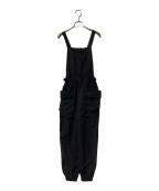 nagonstansナゴンスタンス）の古着「6/4クロス utility Overall」｜ブラック