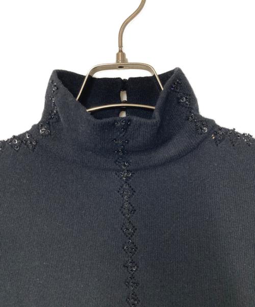 VERSACE（ヴェルサーチェ）VERSACE (ヴェルサーチェ) 半袖ニット ブラック サイズ:Sの古着・服飾アイテム