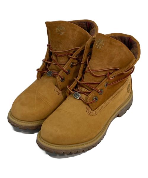 Timberland（ティンバーランド）Timberland (ティンバーランド) PENDLETON (ペンドルトン) ロールトップブーツ ベージュ サイズ:US7W/UK5/EU38/JP24/MX23.5/CHN240の古着・服飾アイテム