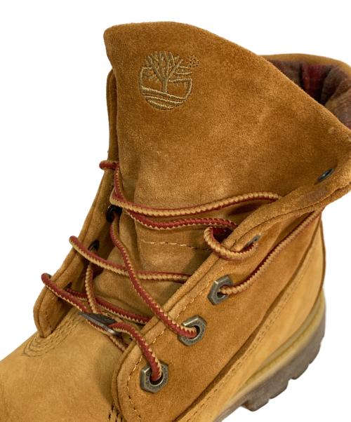 Timberland（ティンバーランド）Timberland (ティンバーランド) PENDLETON (ペンドルトン) ロールトップブーツ ベージュ サイズ:US7W/UK5/EU38/JP24/MX23.5/CHN240の古着・服飾アイテム