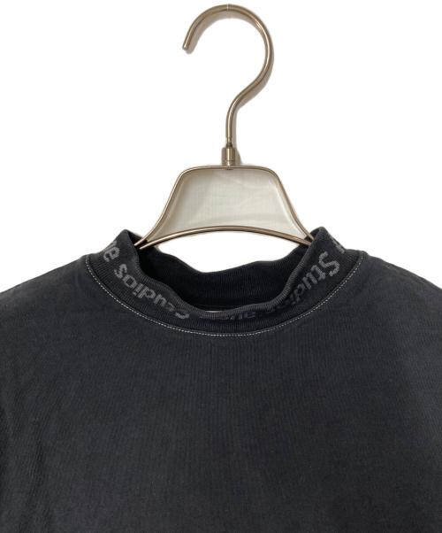 Acne studios（アクネ ストゥディオズ）Acne studios (アクネ ストゥディオズ) GOJINA DYED 襟ロゴTシャツ ブラック サイズ:XXSの古着・服飾アイテム