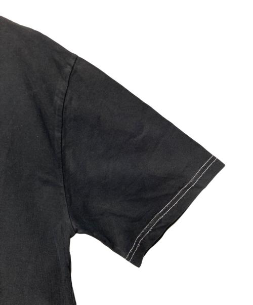 Acne studios（アクネ ストゥディオズ）Acne studios (アクネ ストゥディオズ) GOJINA DYED 襟ロゴTシャツ ブラック サイズ:XXSの古着・服飾アイテム