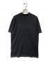 Acne studios（アクネ ストゥディオズ）の古着「GOJINA DYED 襟ロゴTシャツ」｜ブラック