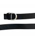 中古・古着 Christian Dior (クリスチャン ディオール) CDバックルレザーベルト ブラック：35000円