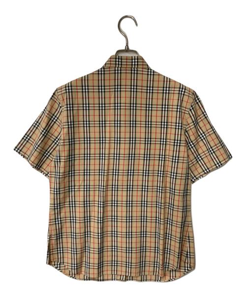 Burberry's（バーバリー）Burberry's (バーバリー) 半袖ノバチェックシャツ ブラウン サイズ:42の古着・服飾アイテム