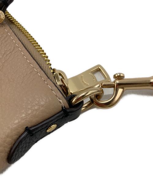 COACH（コーチ）COACH (コーチ) ケイシー サッチェル カラーブロック 2WAYバッグ ベージュ×ブラウンの古着・服飾アイテム