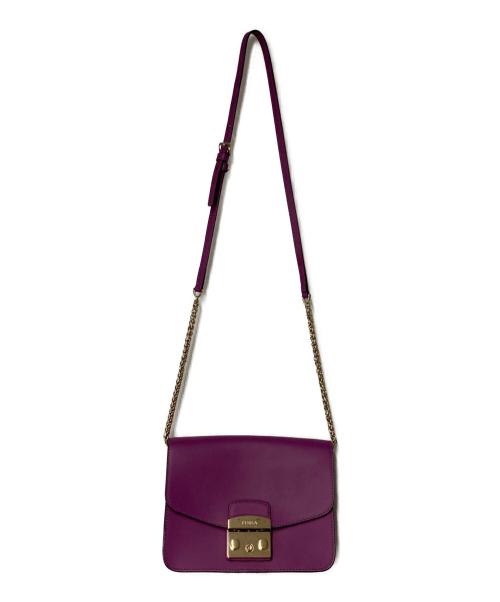 FURLA（フルラ）FURLA (フルラ) チェーンショルダーバッグ ピンクの古着・服飾アイテム