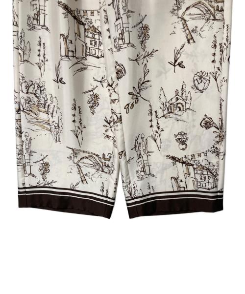 TOMORROW LAND（トゥモローランド）TOMORROW LAND (トゥモローランド) プロヴァンスプリント ストレートパンツ ホワイト サイズ:SIZE 34の古着・服飾アイテム