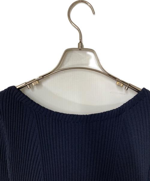 CELFORD（セルフォード）CELFORD (セルフォード) リブニットドッキングワンピース ネイビー サイズ:38の古着・服飾アイテム
