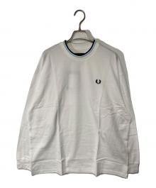 FRED PERRY（フレッドペリー）の古着「ロングスリーブカットソー」｜ホワイト