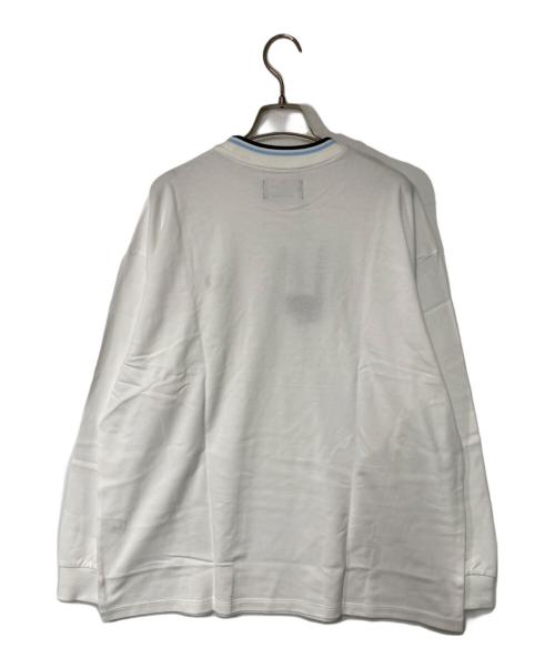 FRED PERRY（フレッドペリー）FRED PERRY (フレッドペリー) ロングスリーブカットソー ホワイト サイズ:Ｍの古着・服飾アイテム