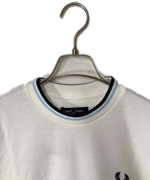FRED PERRY（フレッドペリー）FRED PERRY (フレッドペリー) ロングスリーブカットソー ホワイト サイズ:Ｍの古着・服飾アイテム