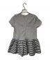 BORDERS AT BALCONY (ボーダーズアットバルコニー) PEPLUM TEE グレー サイズ:36：6000円