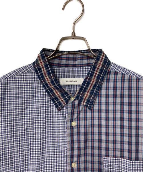 JOHNBULL（ジョンブル）Johnbull (ジョンブル) チェックシャツ ブルー サイズ:Lの古着・服飾アイテム
