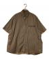 sacai（サカイ）の古着「Stripe S/S Shirts」｜ベージュ×ブラック