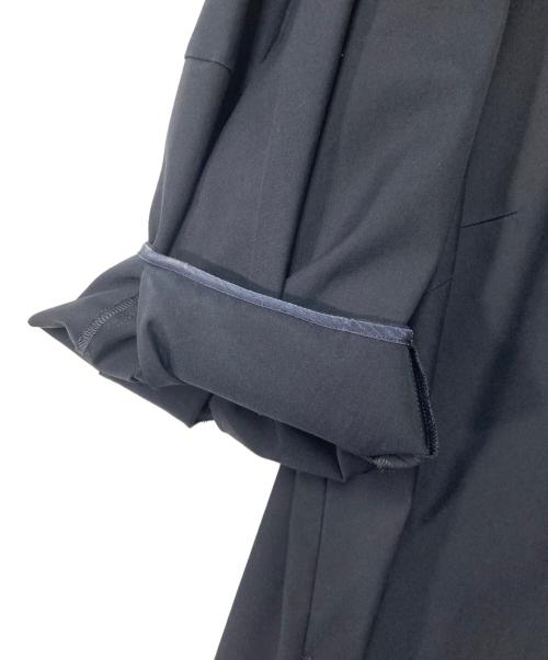 ENFOLD（エンフォルド）ENFOLD (エンフォルド) 立体スリーブ ワンピース ネイビー サイズ:36の古着・服飾アイテム