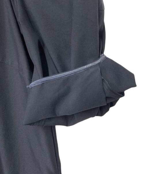 ENFOLD（エンフォルド）ENFOLD (エンフォルド) 立体スリーブ ワンピース ネイビー サイズ:36の古着・服飾アイテム