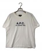 A.P.C.アーペーセー）の古着「ロゴTシャツ」｜ホワイト