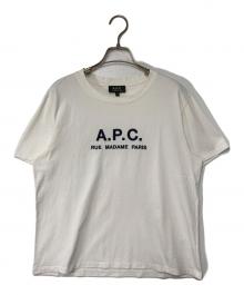 A.P.C.（アーペーセー）の古着「ロゴTシャツ」｜ホワイト