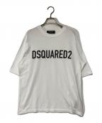 DSQUARED2ディースクエアード）の古着「ロゴTシャツ」｜ホワイト