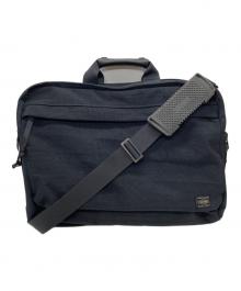 PORTER（ポーター）の古着「2WAY OVERNIGHT BRIEFCASE」｜ブラック