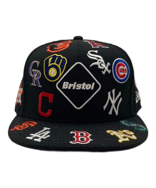 New Era（ニューエラ）New Era (ニューエラ) F.C.R.B. (エフシーレアルブリストル) ワッペン刺繍キャップ ブラック サイズ:- 未使用品の古着・服飾アイテム