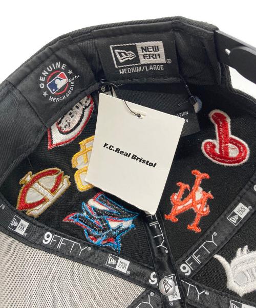New Era（ニューエラ）New Era (ニューエラ) F.C.R.B. (エフシーレアルブリストル) ワッペン刺繍キャップ ブラック サイズ:- 未使用品の古着・服飾アイテム