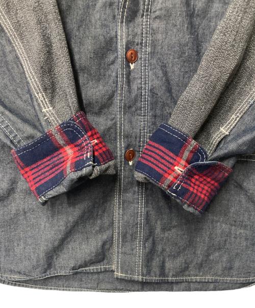 JUNYA WATANABE COMME des GARCONS（(ジュンヤワタナベ コムデギャルソン）JUNYA WATANABE COMME des GARCONS ((ジュンヤワタナベ コムデギャルソン) シャツジャケット グレー サイズ:XSの古着・服飾アイテム