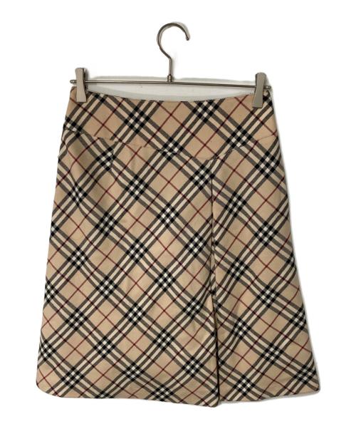 BURBERRY LONDON（バーバリーロンドン）BURBERRY LONDON (バーバリーロンドン) ノバチェックスカート ベージュ サイズ:38の古着・服飾アイテム