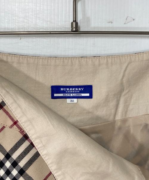 BURBERRY LONDON（バーバリーロンドン）BURBERRY LONDON (バーバリーロンドン) ノバチェックスカート ベージュ サイズ:38の古着・服飾アイテム