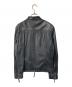 Harriss (ハリス) シングルライダースジャケット ネイビー サイズ:40：15000円