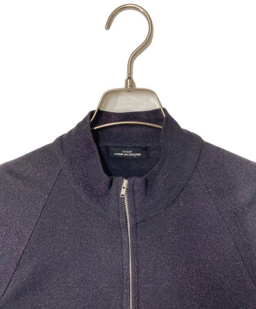 tricot COMME des GARCONS（トリココムデギャルソン）tricot COMME des GARCONS (トリココムデギャルソン) ジップアップジャケット パープル サイズ:-の古着・服飾アイテム