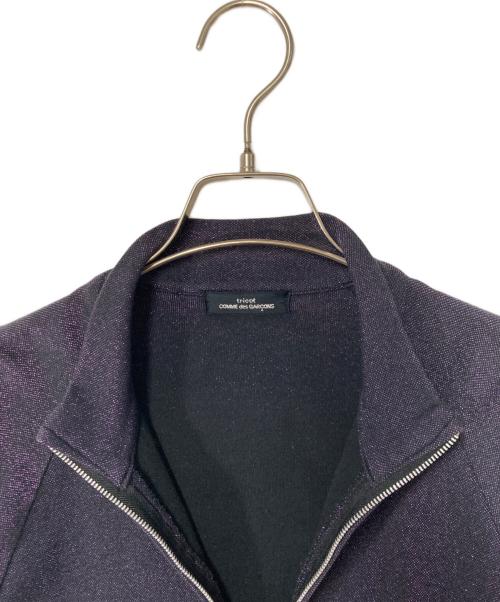 tricot COMME des GARCONS（トリココムデギャルソン）tricot COMME des GARCONS (トリココムデギャルソン) ジップアップジャケット パープル サイズ:-の古着・服飾アイテム