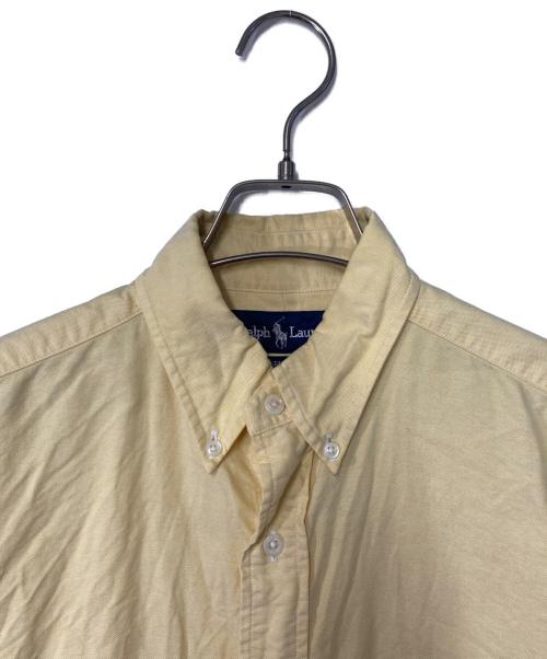RALPH LAUREN（ラルフローレン）RALPH LAUREN (ラルフローレン) ポニー刺繍ボタンダウンシャツ イエロー サイズ:37の古着・服飾アイテム