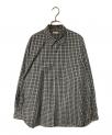 ）の古着「ピンオックス チェック レギュラーカラー シャツ」｜ホワイト×ブラック