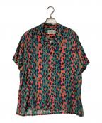 WACKO MARIAワコマリア）の古着「LEOPARD S/S HAWAIIAN」｜グリーン×レッド