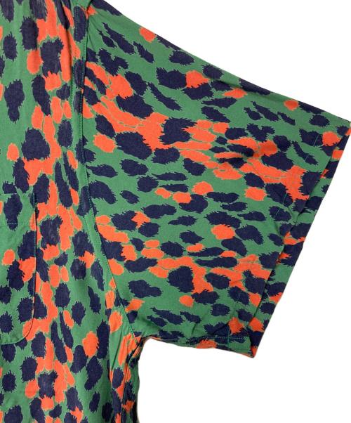 WACKO MARIA（ワコマリア）WACKO MARIA (ワコマリア) LEOPARD S/S HAWAIIAN グリーン×レッド サイズ:Sの古着・服飾アイテム