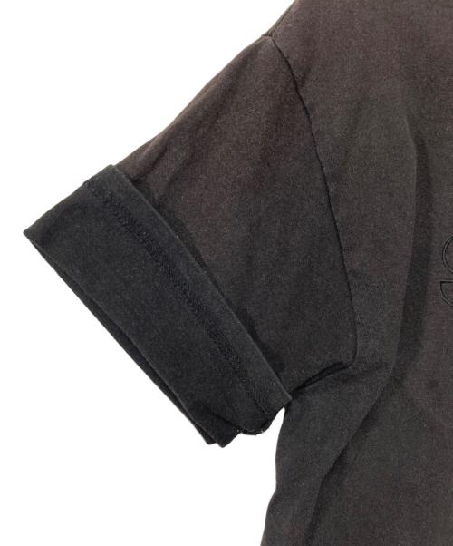 stussy（ステューシー）stussy (ステューシー) ロゴ刺繍Tシャツ ブラック サイズ:Ｍの古着・服飾アイテム