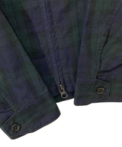 FRED PERRY（フレッドペリー）FRED PERRY (フレッドペリー) チェックジャケット ネイビー×グリーン サイズ:Sの古着・服飾アイテム